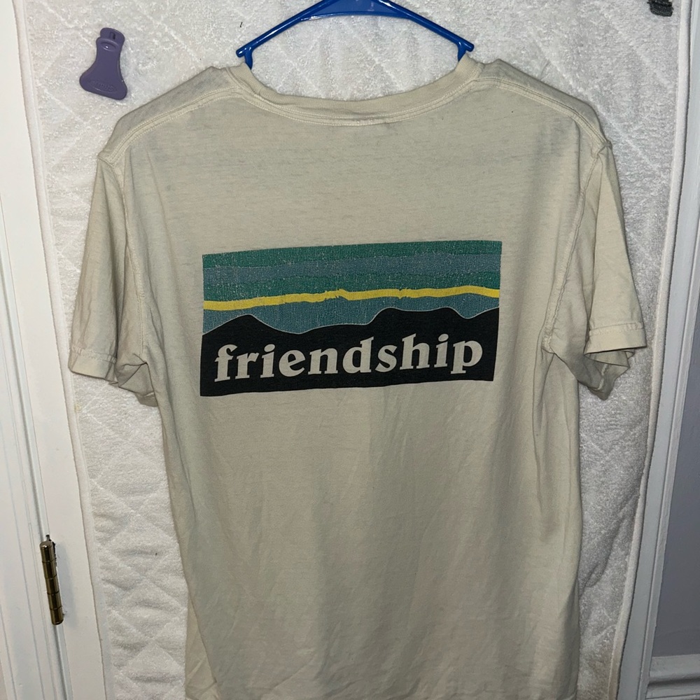 Pale yellow t-shirt